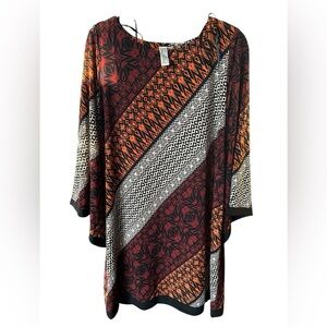 Emma & Michele Geometric Patterned Fabric size XL